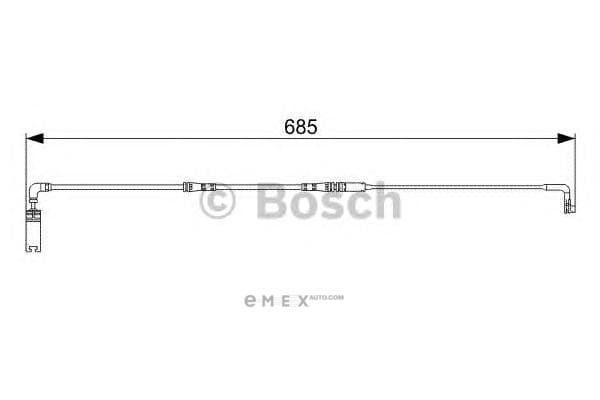 OEM SENSOR ASSY, ABS 1987473003