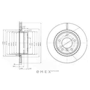 OEM BRAKE DISC (DOUBLE PACK) BG3901