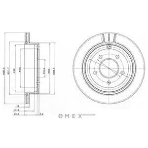 OEM BRAKE DISC (DOUBLE PACK) BG4177