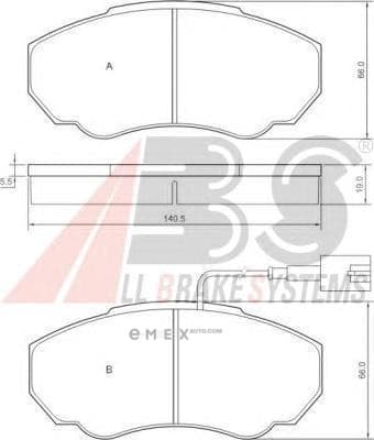 OEM Brake Pads/ABS 37331