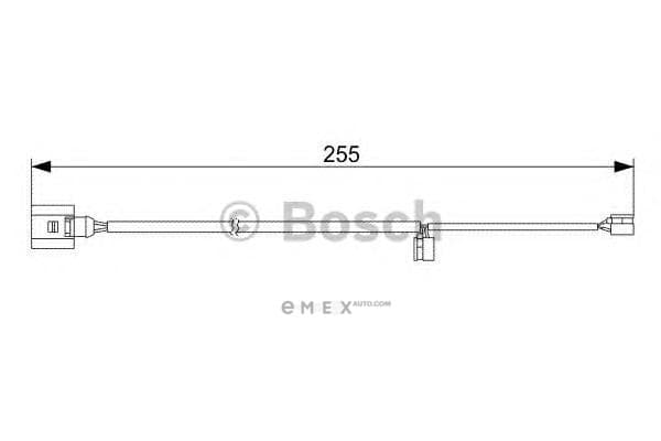 OEM SENSOR ASSY, BRAKE PAD WEAR 1987473013