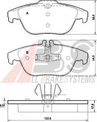 OEM Brake Pads/ABS 37585