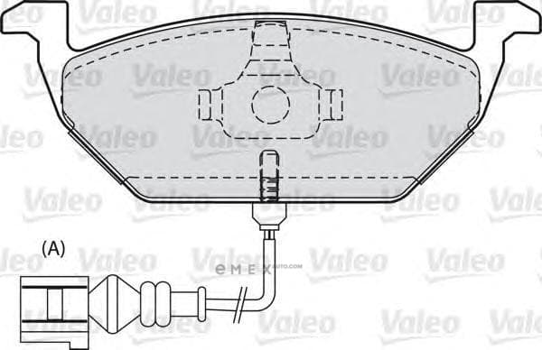 OEM Brake Pad FRT Golf IV With Sensor 598408