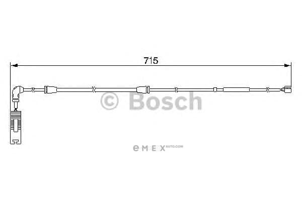 OEM BRAKE WEAR SENSOR RER-X5(E53) 1987474946