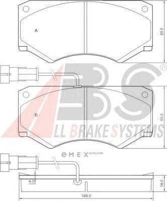 OEM Brake Pads/ABS 37295