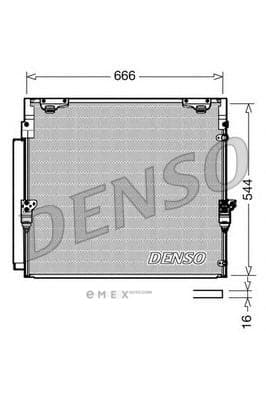 OEM RADIATOR ASSY, A/C DCN50036