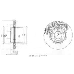 OEM BRAKE DISC (SINGLE PACK) BG9773