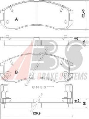 OEM PAD KIT, DISC BRAKE 36666