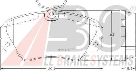 OEM PAD KIT, DISC BRAKE 36749