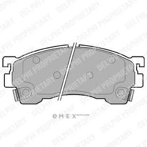 OEM BRAKE PAD AXLE SET LP801