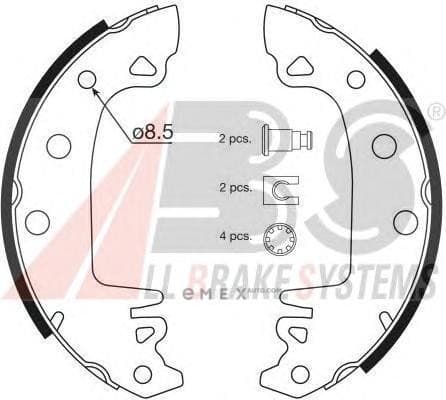 OEM Brake Shoes/ABS 8111