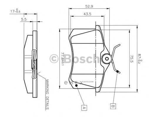 OEM BRAKE PAD 0986TB2139