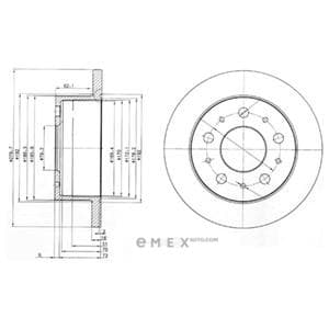 OEM BRAKE DISC (DOUBLE PACK) BG3923