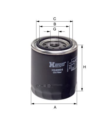 OEM OIL FILTER-PASSAT IV H24W04