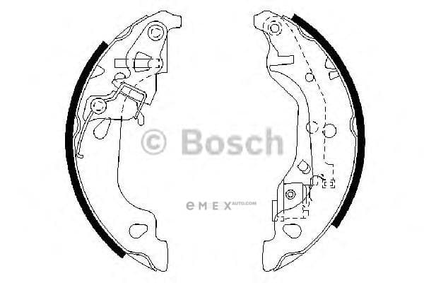 OEM BREMSBACKE 0986487597