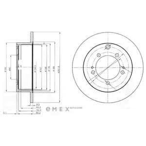 OEM BRAKE DISC (DOUBLE PACK) BG3815