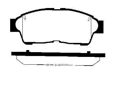 OEM PAD KIT, DISC B 0446520120