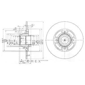 OEM BRAKE DISC (DOUBLE PACK) BG2638