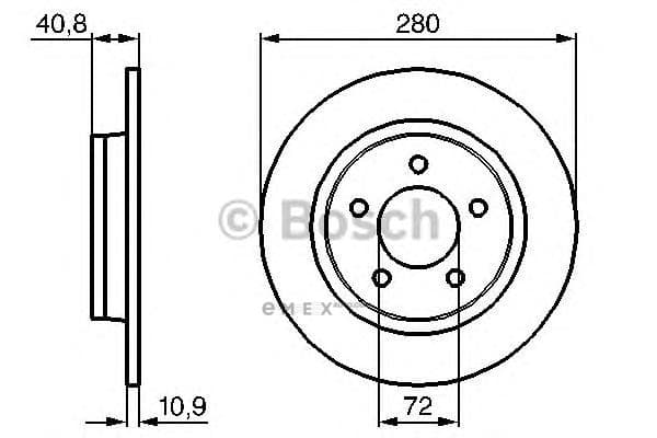 OEM BREMSSCHEIBE 0986479181