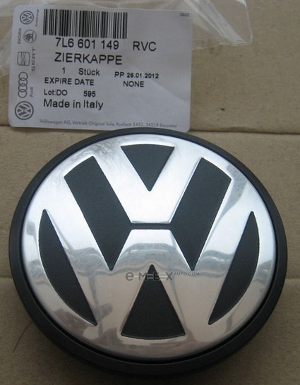 OEM WHEEL CAP 7L6601149RVC