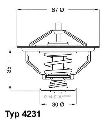 OEM THERMOSTAT ASSY 423180D