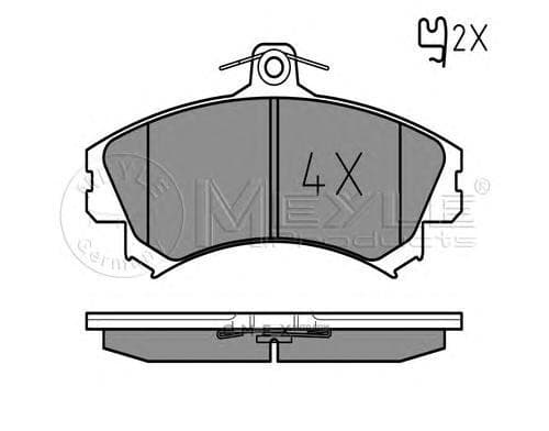 OEM DISC BRAKE PAD SET 0252192015