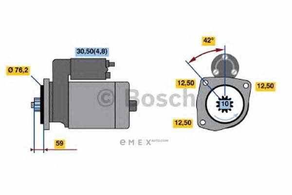 OEM STARTER I.AUST. 0986020330