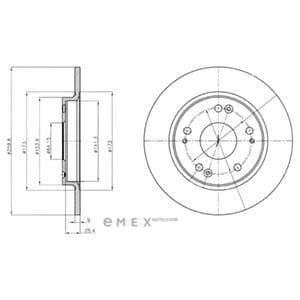 OEM BRAKE DISC (DOUBLE PACK) BG4280