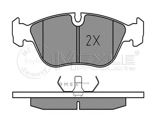 OEM DISC BRAKE PAD SET 0252127319