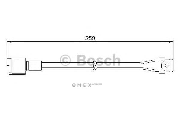 OEM SENSOR ASSY, BRAKE PAD WEAR 1987474905