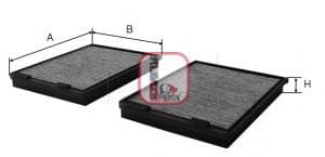 OEM FILTER ASSY, CABIN AIR S4108CA