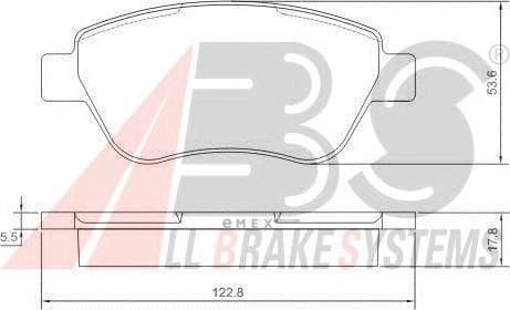 OEM PAD KIT, DISC BRAKE 37360