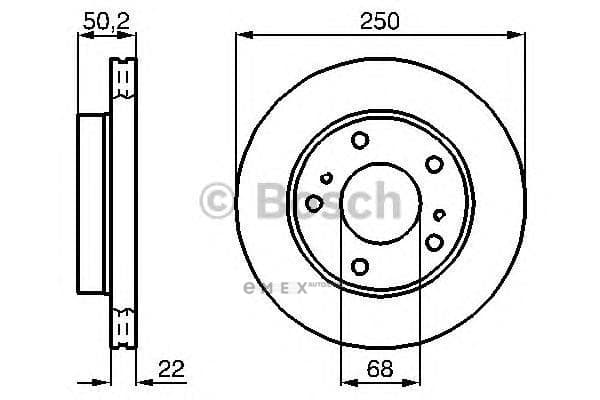 OEM BREMSSCHEIBE 0986478685