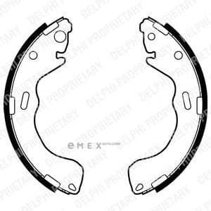 OEM BRAKE SHOE AXLE SET LS1879