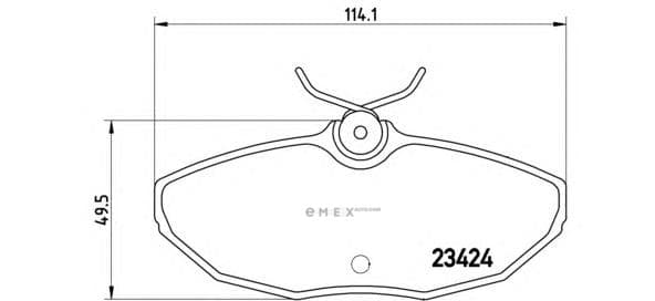 OEM brakepad P36013