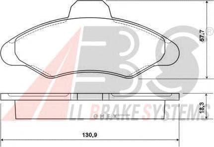 OEM PAD KIT, DISC BRAKE 36709