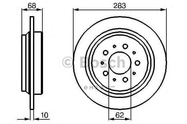 OEM BREMSSCHEIBE 0986478445