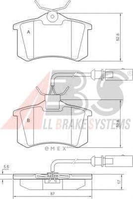 OEM Brake Pads/ABS 37214