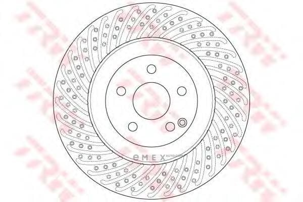 OEM BRAKE DISC-FRONT W221 DF6242S