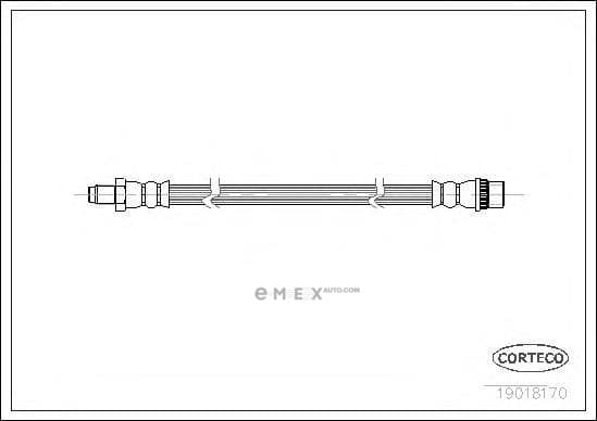 OEM HOSE ASSY, WINDSHIELD WASHER 19018170