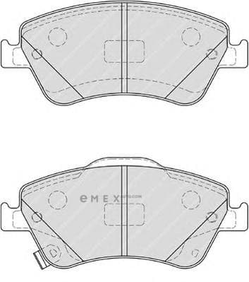 OEM PAD KIT, DISC BRAKE FDB4046