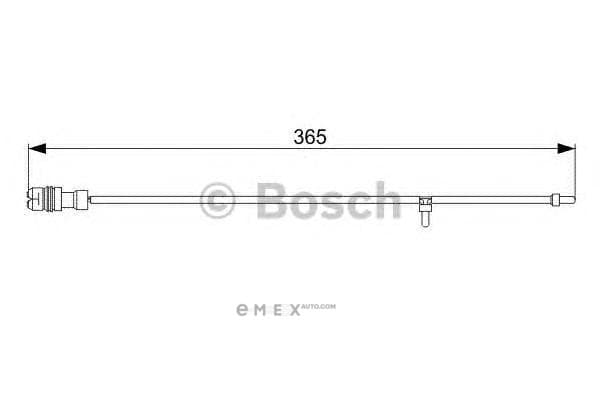 OEM BRAKE WEAR SENSOR FRT-911(997) 1987473040