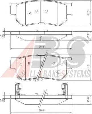 OEM PAD KIT, DISC BRAKE 37247