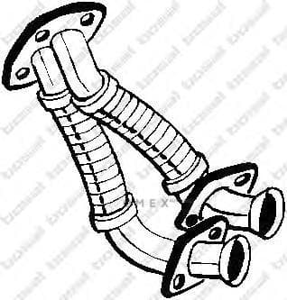 OEM EXHAUST PIPE ASSY 730089