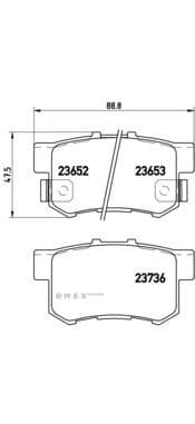 OEM PAD KIT, DISC BRAKE P28039