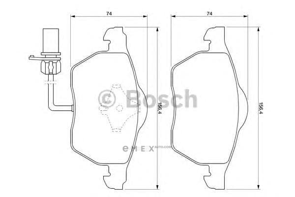 OEM BREMSBELAG 0986424706