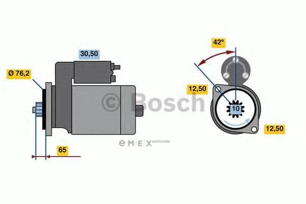 OEM STARTER I.AUST. 0986020260