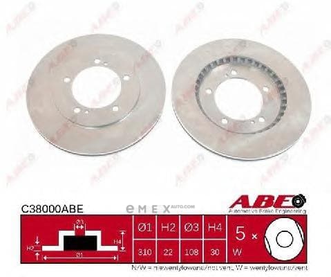 OEM BRAKE ROTOR C38000ABE