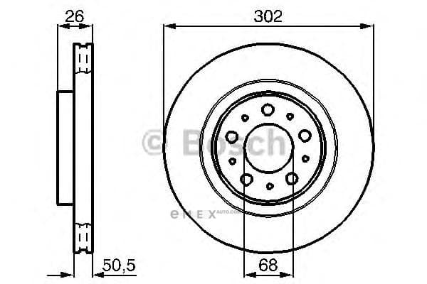 OEM BREMSSCHEIBE 0986478454