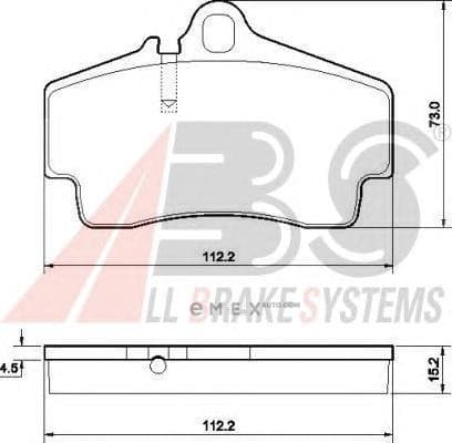 OEM PAD KIT, DISC BRAKE 37102